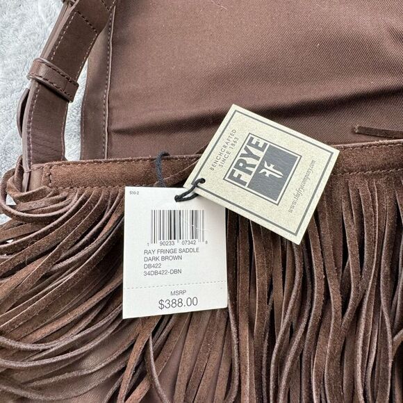 Frye Ray Fringe Saddle Bag - Picture 3 of 4